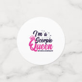アストロロジー10月11月誕生日蠍座クイーン コンフェッティ (スモール正面)