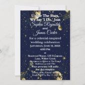 アストロロジー&スターリーナイトテーマ | シナ結婚ス 招待状 (正面)