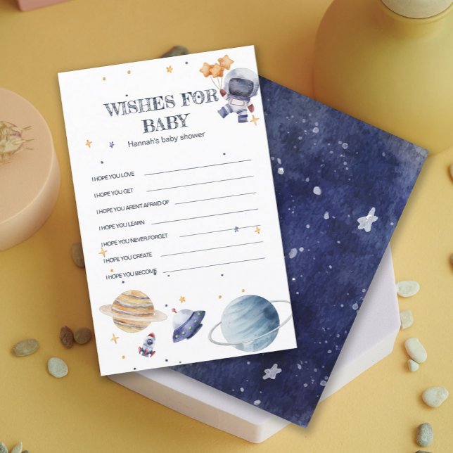 アストロン叔母ロッケシップ赤ちゃんシャワーベビービンゴゲーム (Astronaunt Rocketship Baby Shower Baby Bingo Game)