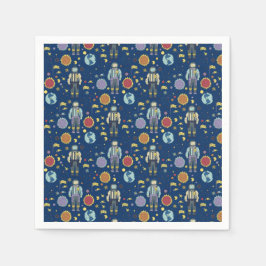 アストローナウ宇宙マカラフルン スタンダードカクテルナプキン