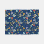 アストローナウ宇宙マカラフルン フリースブランケット (正面(横))