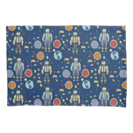 アストローナウ宇宙マカラフルン 枕カバー (正面)