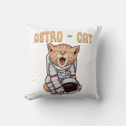 アストロ猫 クッション (正面)
