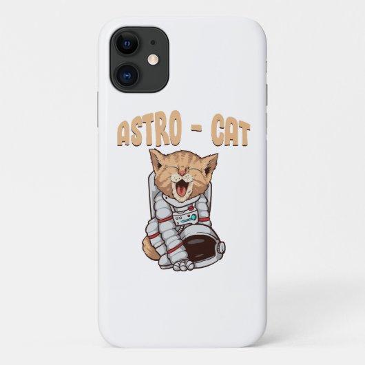 アストロ猫 Case-Mate iPhoneケース (裏面)