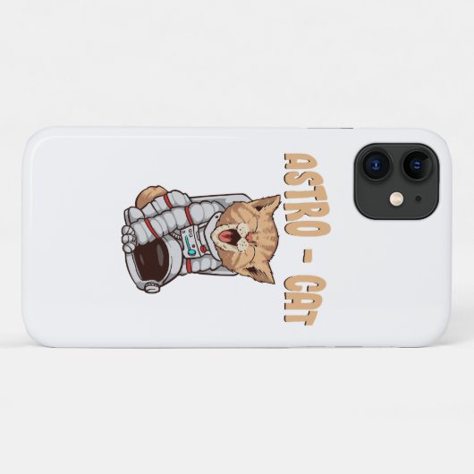 アストロ猫 Case-Mate iPhoneケース (裏面(横))