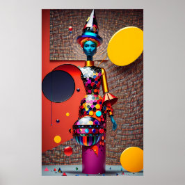 アストロ・ウィッチの抽象化 ポスター