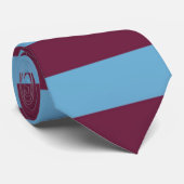 アストンビラストライプサッカークラブカラーズプレミアl ネクタイ (ロール)