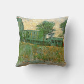 アスニエールのシレーヌ（ゴッホ） クッション (裏面)