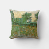 アスニエールのシレーヌ（ゴッホ） クッション (正面)