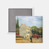 アスニエールのリスピアルレストラン（Vincent van Gogh） マグネット (正面/裏面)