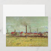 アスニエールの工場 ヴィンセント・ヴァン・ゴッホ (正面/裏面)