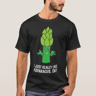 アスパラガスが大好きなんです Vegetable Lover As Tシャツ