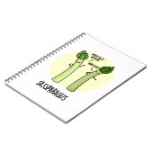 アスパラガスのかわいいアスパラガス野菜パンプン ノートブック (左側)