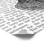 アスパラガスのシダのヘッド植物のヘッド ポスター (角)