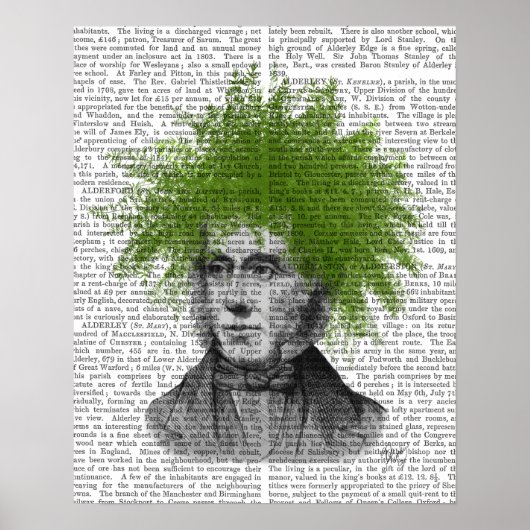 アスパラガスのシダのヘッド植物のヘッド ポスター (正面)