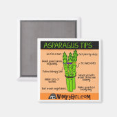 アスパラガスのヒント マグネット (正面/裏面)