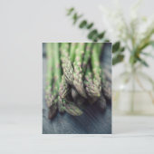 アスパラガスはがき ポストカード (スタンド正面)