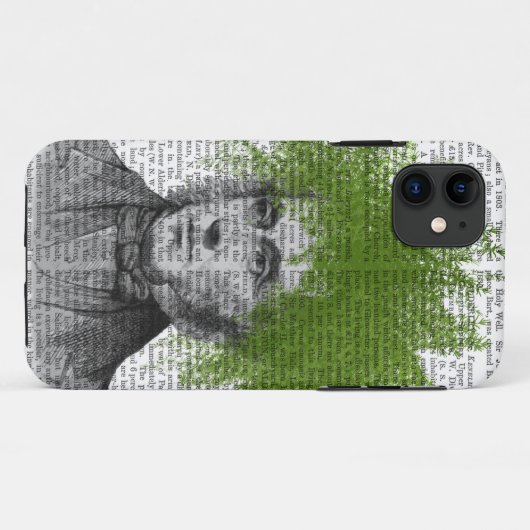 アスパラガスシダの頭部の植物の頭部 Case-Mate iPhoneケース (裏面(横))