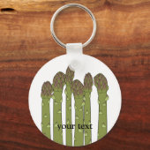 アスパラガススペアーズベジタブルラバーベギース キーホルダー (正面)