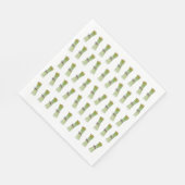 アスパラガスデザイン紙ナプキン スタンダードランチョンナプキン (角)