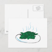 アスパラガスプレート ポストカード (正面/裏面)