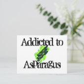 アスパラガス中毒 ポストカード (スタンド正面)