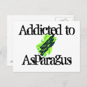 アスパラガス中毒 ポストカード (正面/裏面)