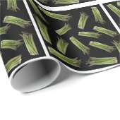 アスパラガス模様 ラッピングペーパー (ロールコーナー)