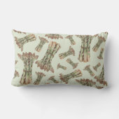 アスパラガス模様 ランバークッション (裏面)