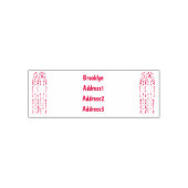 アスパラガス漫画イラストレーション セルフインキングスタンプ (デザイン)