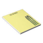 アスパラガス漫画イラストレーション ノートパッド (アングル)