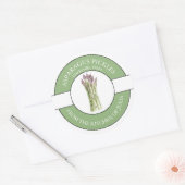 アスパラガス漬けラベル ラウンドシール (封筒)