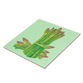 アスパラガス装飾キッチンタイル タイル (側面)