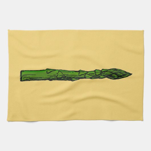 アスパラガス キッチンタオル (横)