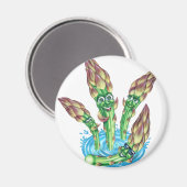 アスパラガス マグネット (正面/裏面)