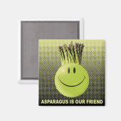 アスパラガス マグネット (正面/裏面)