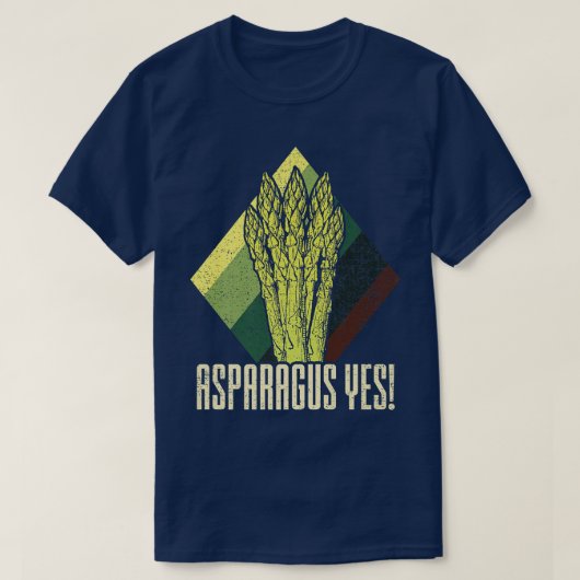 アスパラガスYesおもしろい野菜園芸家プレミアムT-S Tシャツ (デザイン正面)