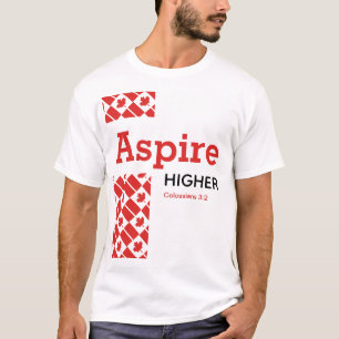 アスピアハイアカナダ国旗のキリスト教聖なる書物、 経典 Tシャツ