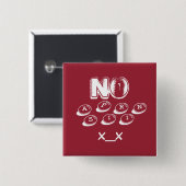 アスピリンの感受性かアレルギー 缶バッジ (正面&裏面)