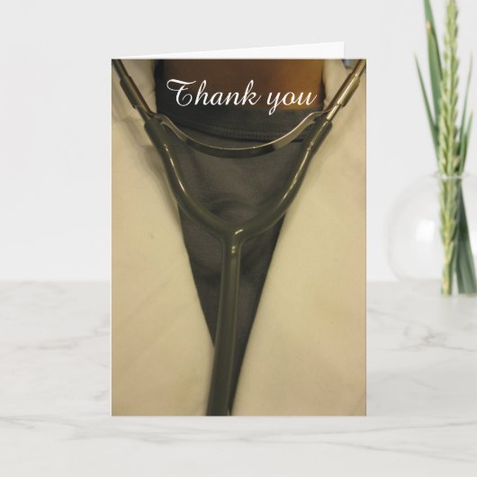 アスピリン医師の退職カードを2枚取る サンキューカード (正面)