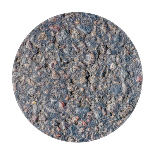 アスファルトと小石のテクスチャ カッティングボード (正面)