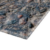 アスファルトと小石のテクスチャ カッティングボード (角)