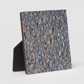 アスファルトと小石のテクスチャ フォトプラーク (正面)