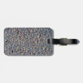 アスファルトと小石のテクスチャ ラゲッジタグ (裏面横)