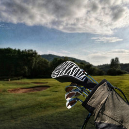 アスファルトのコード ゴルフヘッドカバー