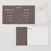 アスファルトイメージのプロフィールカード 名刺 (正面/裏面)