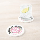 アスファルトコースターの女性 コースター (側面)