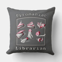 アスファルトスクエアスケッチパイロマニアック図書館員 クッション