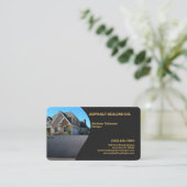 アスファルトドライブウェイシーリング会社 名刺 (スタンド正面)