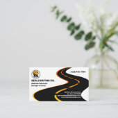 アスファルトドライブウェイシーリング会社 名刺 (スタンド正面)